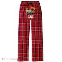 Save The Wildlife Women's Flannel Plaid Pajama Pants thumb 0