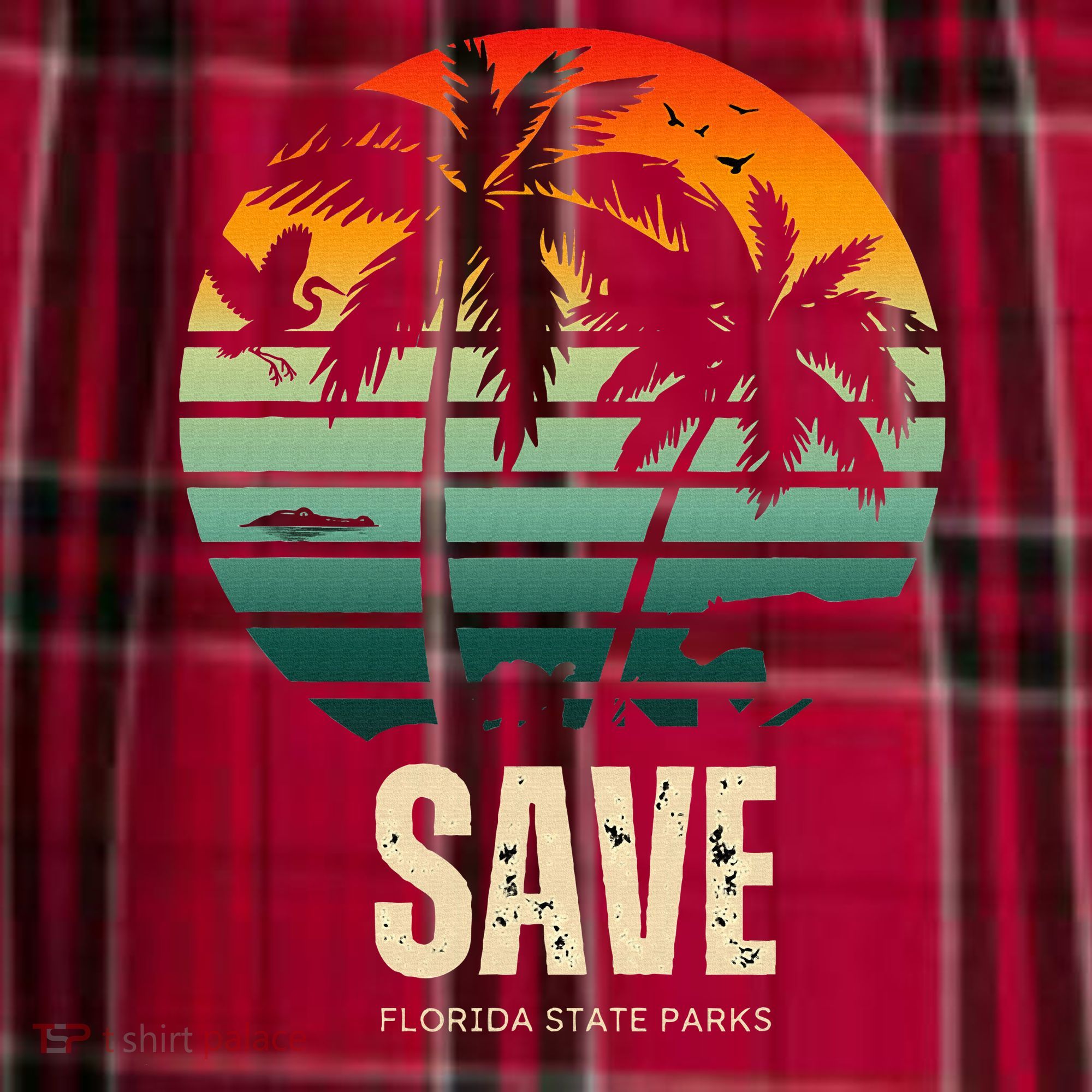 Save The Wildlife Women's Flannel Plaid Pajama Pants