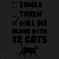 Single Taken Will Die Alone With 12 Cats Hat thumb 2
