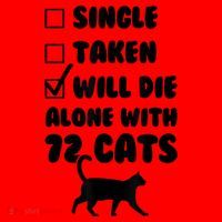 Single Taken Will Die Alone With 12 Cats Santa Hat thumb 1