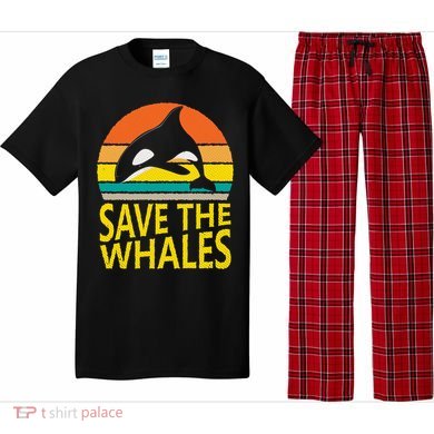 Save The Whales Vintage Great Gift Pajama Set