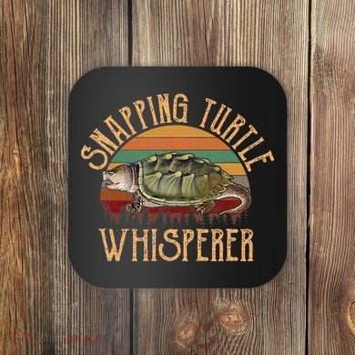 snapping turtle whisperer, snapping turtle Coaster
