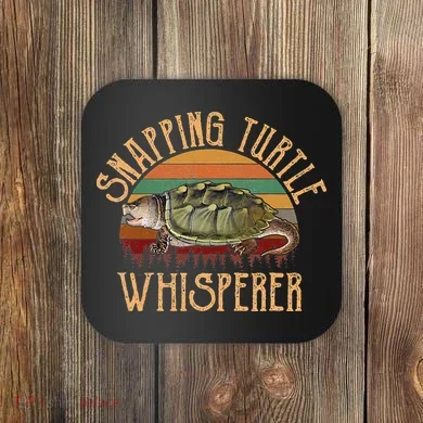 snapping turtle whisperer, snapping turtle Coaster