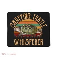snapping turtle whisperer, snapping turtle Mousepad thumb 0