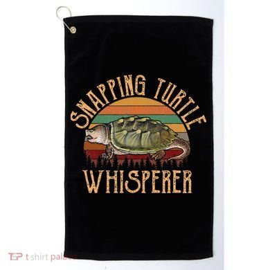 snapping turtle whisperer, snapping turtle Golf Towel