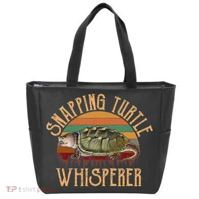 snapping turtle whisperer, snapping turtle Tote Bag