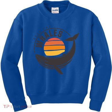 Save The Whales Saves The Whales Gift Kids Sweatshirt