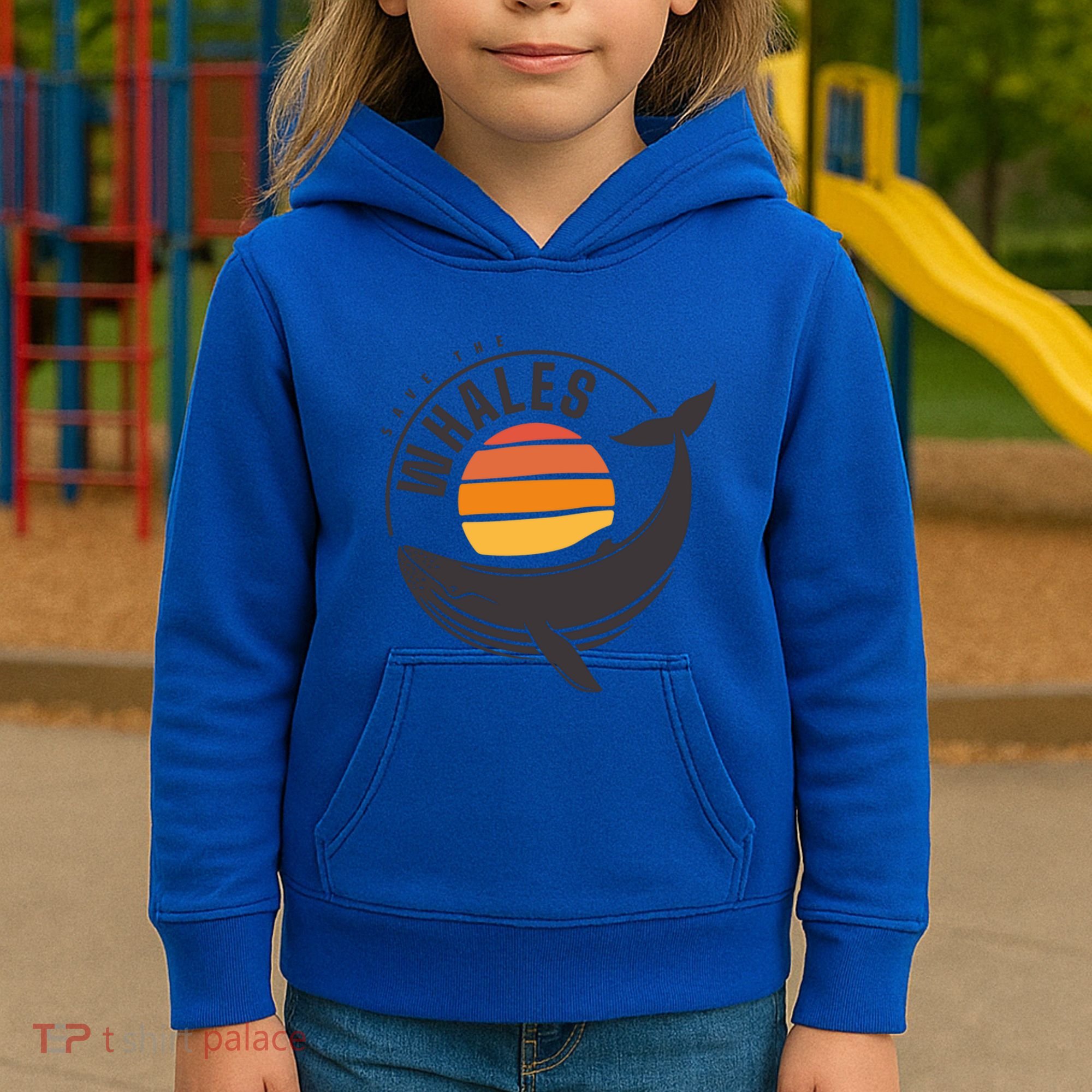 Save The Whales Saves The Whales Gift Kids Hoodie