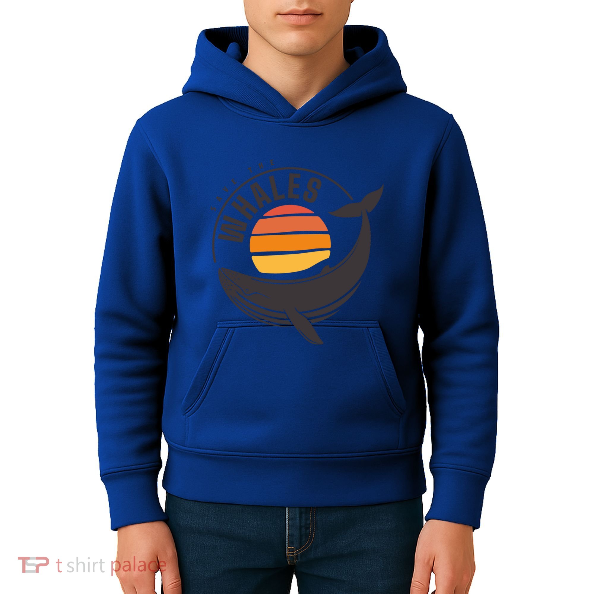 Save The Whales Saves The Whales Gift Kids Hoodie