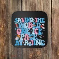 Saving The World One Ice Pack At A Time Coaster thumb 0