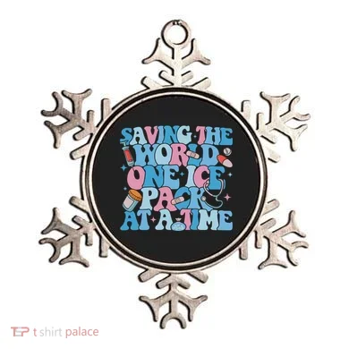 Saving The World One Ice Pack At A Time Ornament