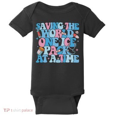 Saving The World One Ice Pack At A Time Baby Bodysuit