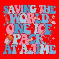 Saving The World One Ice Pack At A Time Santa Hat thumb 1