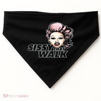 Sissy That Walk Drag Queen LGBT LGBTQ Pride Month Pride Ally USA-Made Doggie Bandana thumb 0
