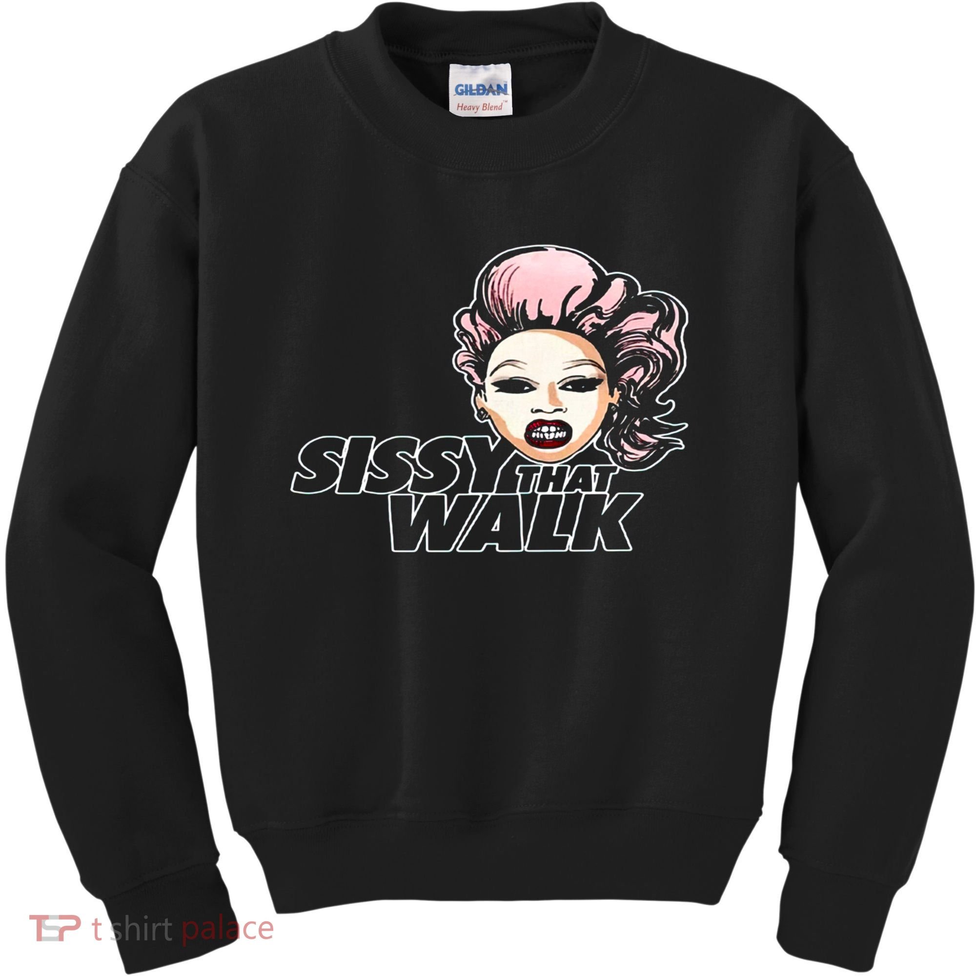 Sissy That Walk Drag Queen LGBT LGBTQ Pride Month Pride Ally Kids Sweatshirt