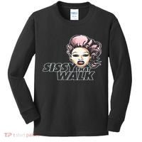 Sissy That Walk Drag Queen LGBT LGBTQ Pride Month Pride Ally Kids Long Sleeve Shirt thumb 0