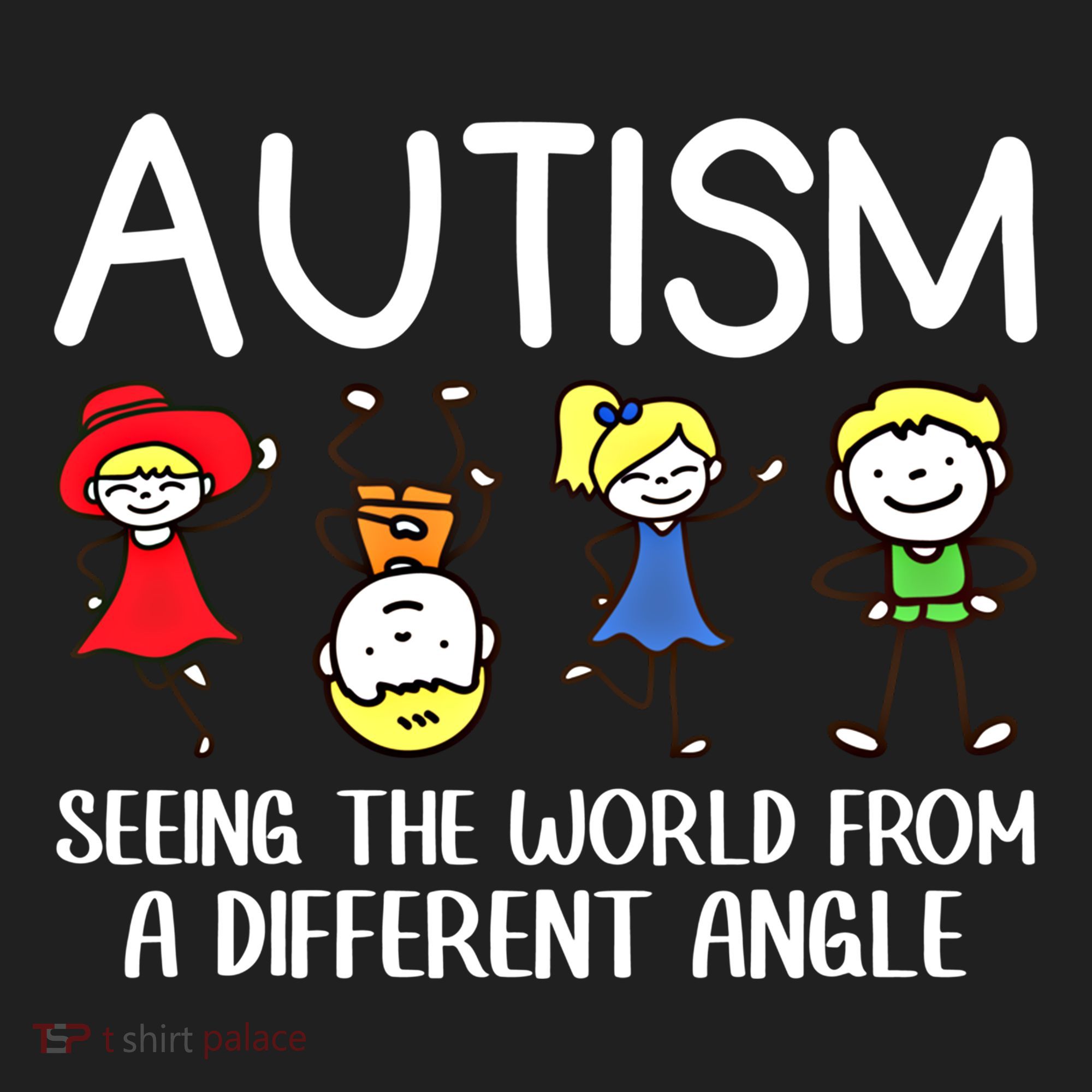 Seeing The World From A Different Angle Autism Awareness Day Gift Women's Sweatshirt