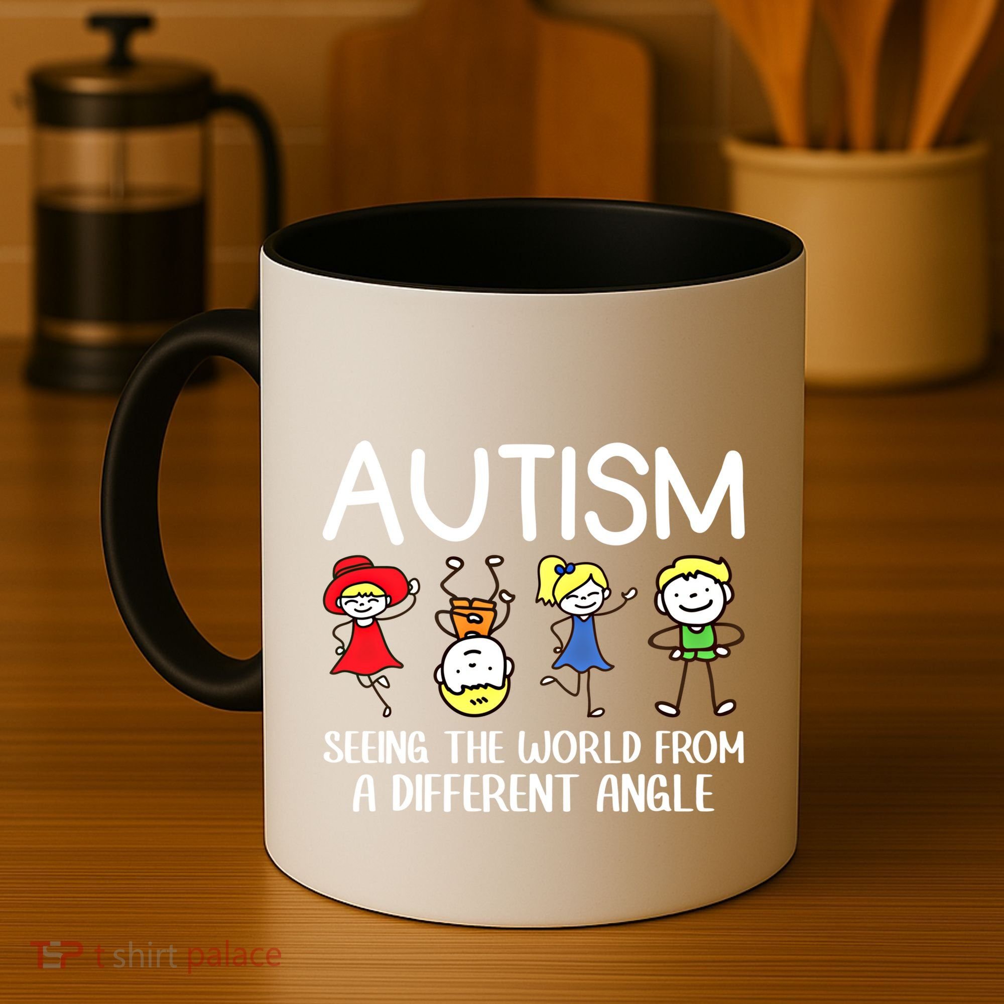 Seeing The World From A Different Angle Autism Awareness Day Gift Coffee Mug