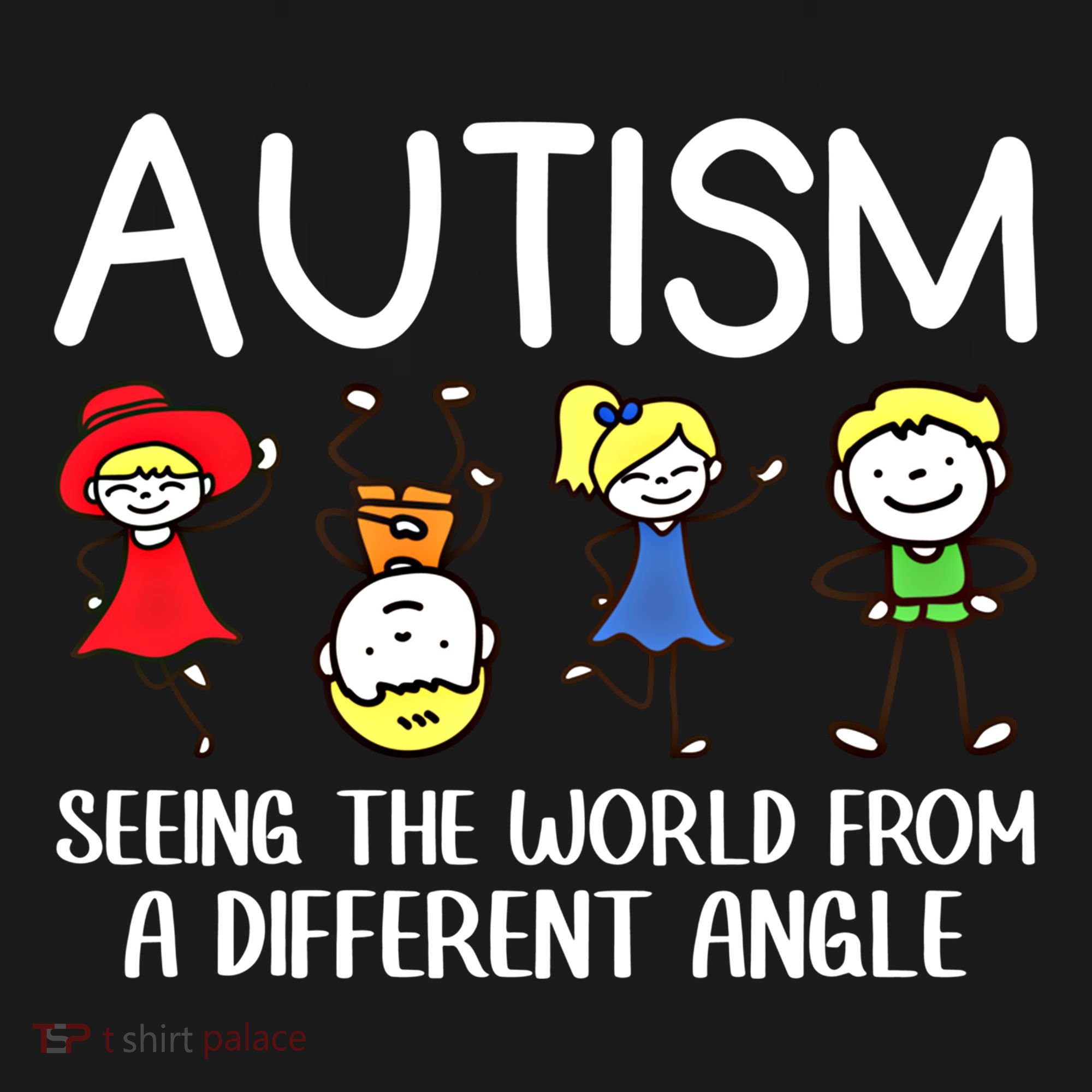 Seeing The World From A Different Angle Autism Awareness Day Gift Pajama Set