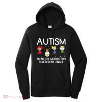 Seeing The World From A Different Angle Autism Awareness Day Gift Women's Hoodie thumb 0