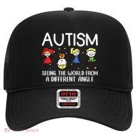 Seeing The World From A Different Angle Autism Awareness Day Gift Hat thumb 0