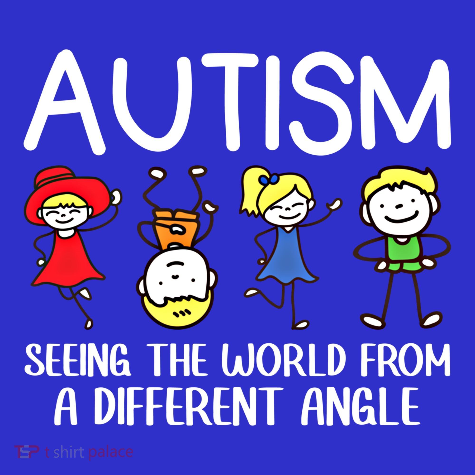 Seeing The World From A Different Angle Autism Awareness Day Gift Hoodie