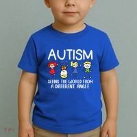 Seeing The World From A Different Angle Autism Awareness Day Gift Toddler T-Shirt thumb 2