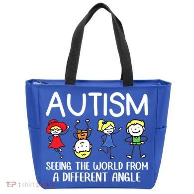 Seeing The World From A Different Angle Autism Awareness Day Gift Tote Bag