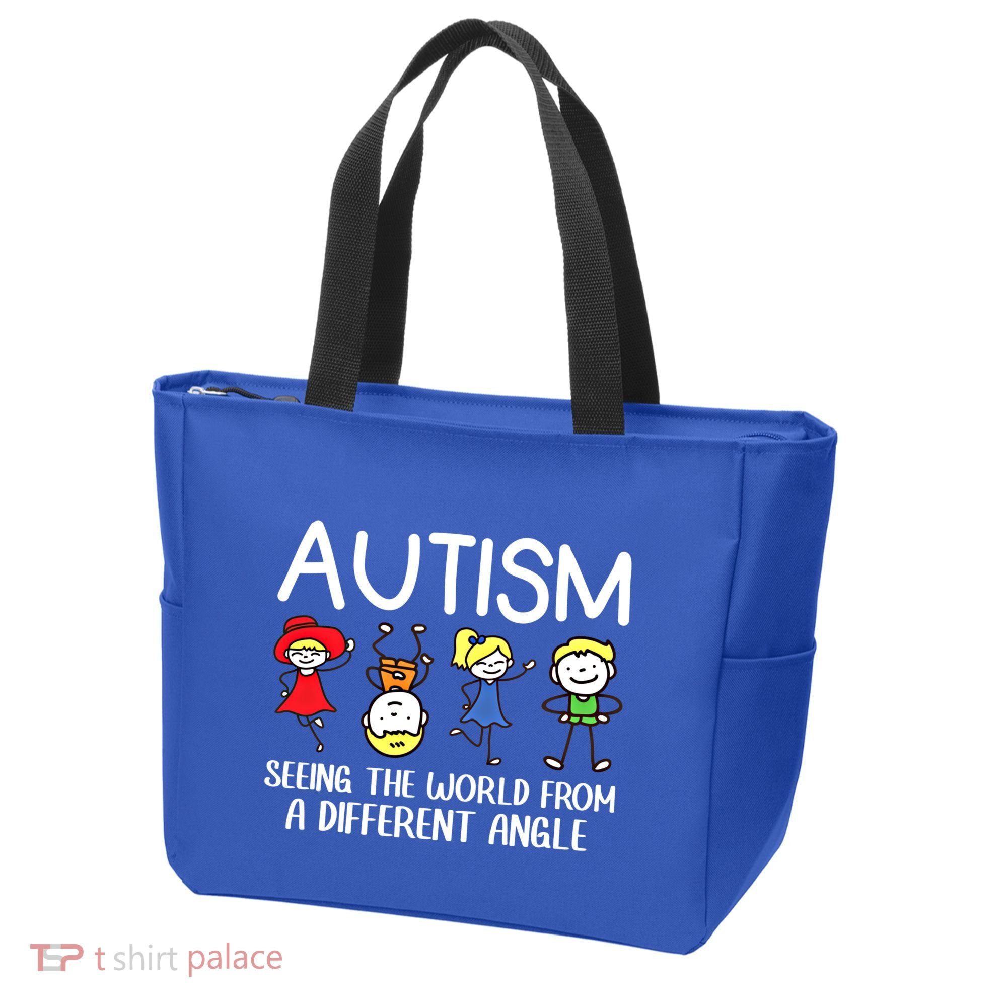 Seeing The World From A Different Angle Autism Awareness Day Gift Tote Bag