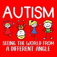 Seeing The World From A Different Angle Autism Awareness Day Gift Santa Hat thumb 1