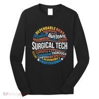 Surgical Tech Week Funny Surgical Technologist Gifts Long Sleeve Shirt thumb 0