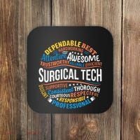 Surgical Tech Week Funny Surgical Technologist Gifts Coaster thumb 0