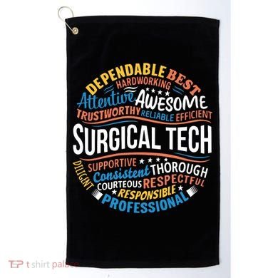 Surgical Tech Week Funny Surgical Technologist Gifts Golf Towel
