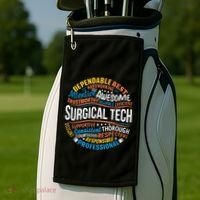Surgical Tech Week Funny Surgical Technologist Gifts Golf Towel thumb 2