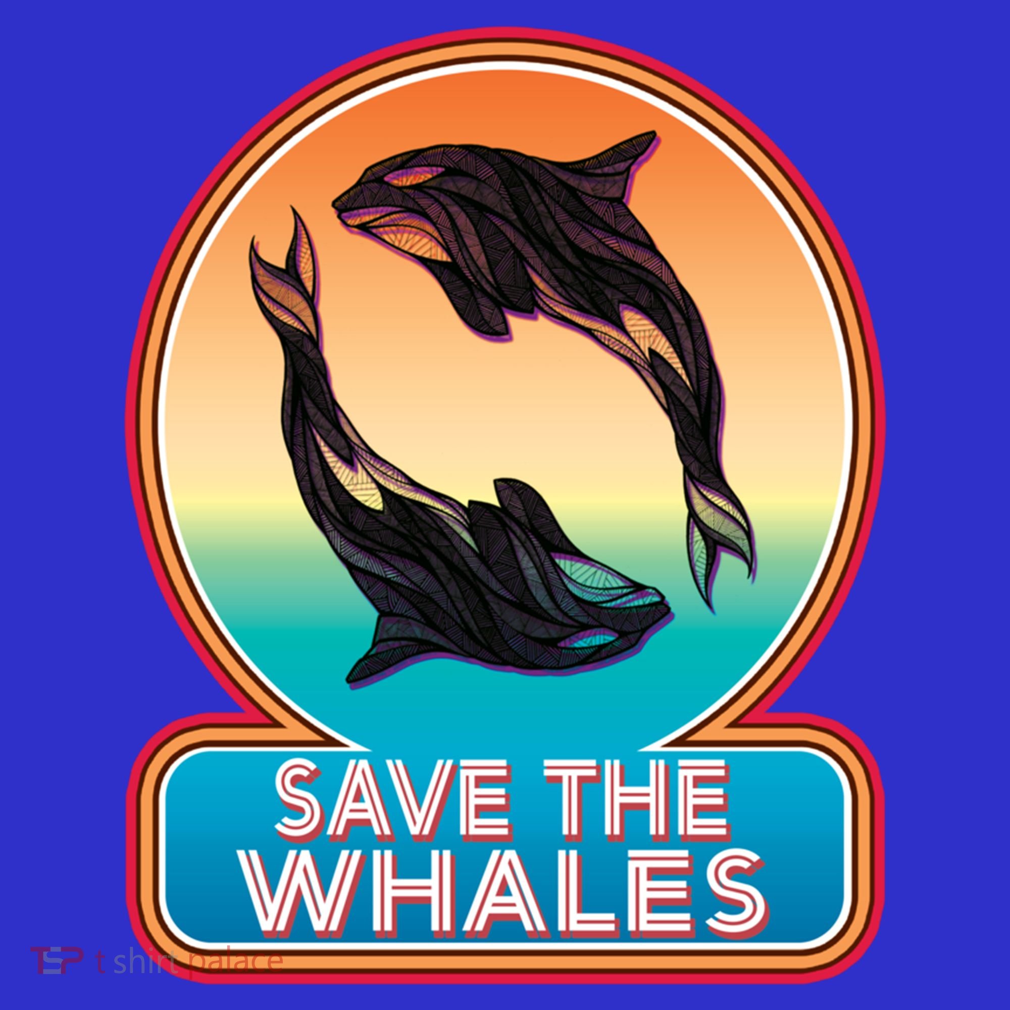 Save The Whale Gift Orca Killer Retro Whale Funny Gift Cool Gift Women's T-Shirt