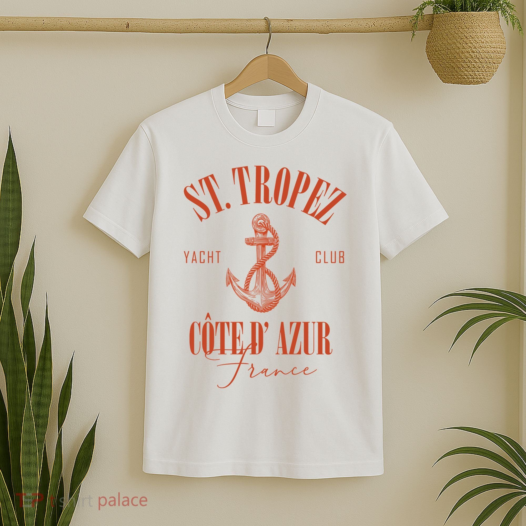 St Tropez Yacht Club Cote Dazur France Vacation T-Shirt
