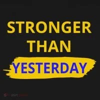 Stronger Than Yesterday Doggie Tank thumb 4