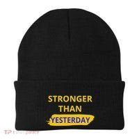 Stronger Than Yesterday Beanie thumb 0