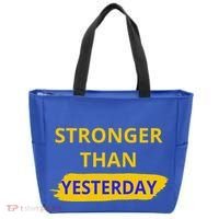Stronger Than Yesterday Tote Bag thumb 0