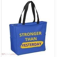 Stronger Than Yesterday Tote Bag thumb 2