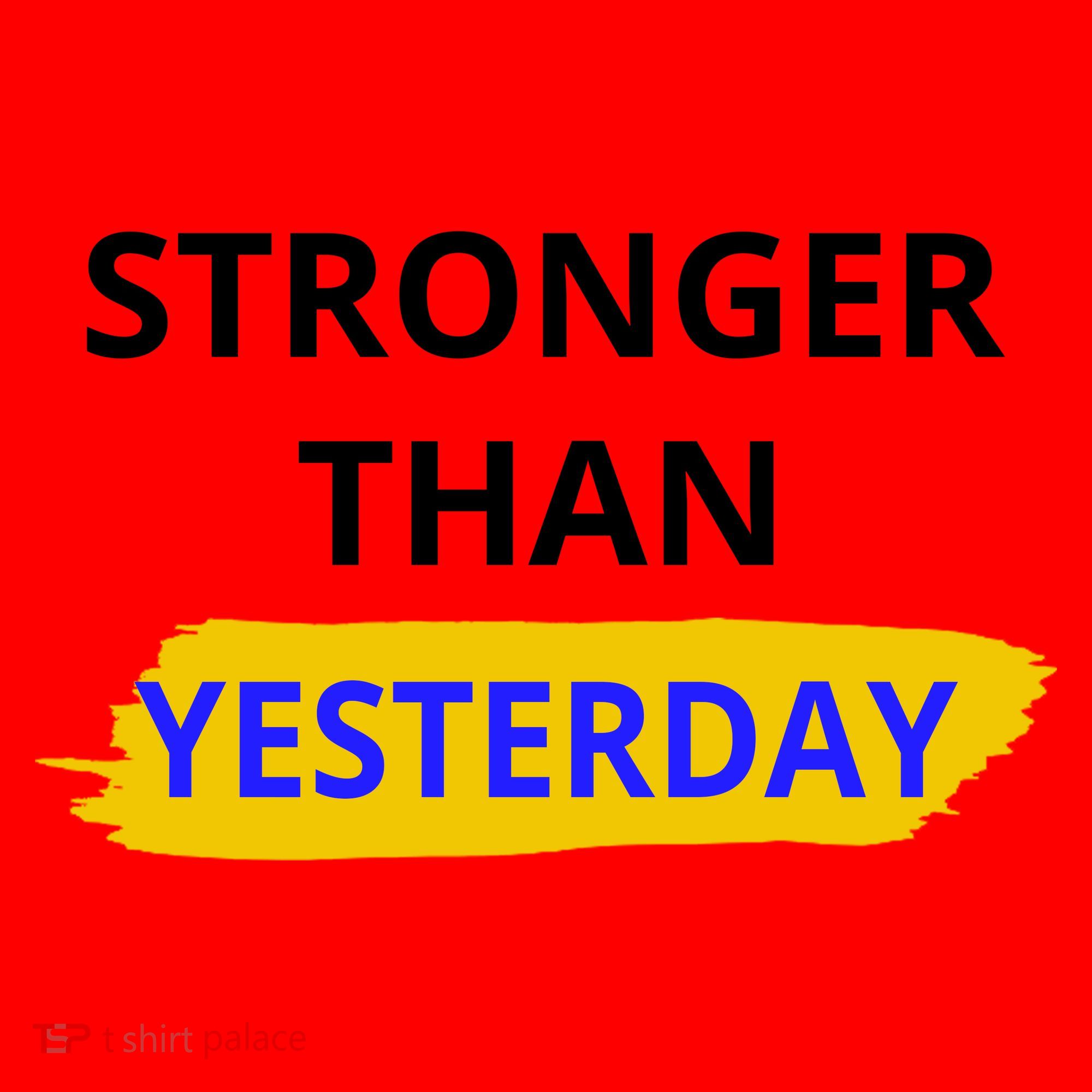 Stronger Than Yesterday Santa Hat