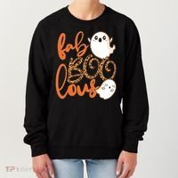 Stylish leopard Halloween Fab-BOO-lous Ghost Women's Sweatshirt thumb 0