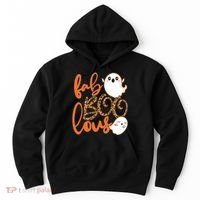 Stylish leopard Halloween Fab-BOO-lous Ghost Hoodie thumb 0