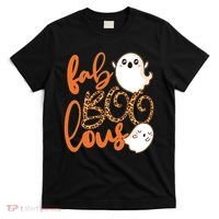 Stylish leopard Halloween Fab-BOO-lous Ghost T-Shirt thumb 0