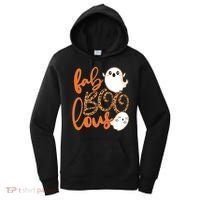 Stylish leopard Halloween Fab-BOO-lous Ghost Women's Hoodie thumb 0