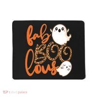 Stylish leopard Halloween Fab-BOO-lous Ghost Mousepad thumb 0