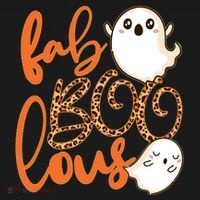 Stylish leopard Halloween Fab-BOO-lous Ghost Mousepad thumb 1