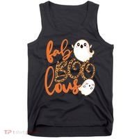 Stylish leopard Halloween Fab-BOO-lous Ghost Tank Top thumb 0