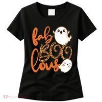 Stylish leopard Halloween Fab-BOO-lous Ghost Women's T-Shirt thumb 0