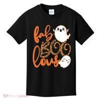 Stylish leopard Halloween Fab-BOO-lous Ghost Kids T-Shirt thumb 0